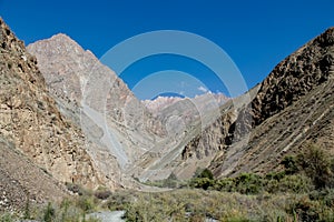 Fann mountains dry rocks