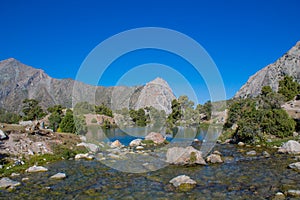 Fann mountains Kulikalon Lakes, Pamir Alay, Asia, Tajikistan