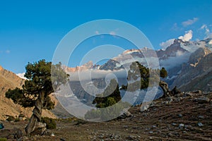 Fann mountains Kulikalon wall, Pamir Alay, Asia, Tajikistan