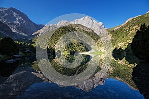 Fann mountains lake