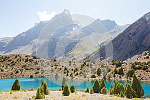 Fann mountains lake