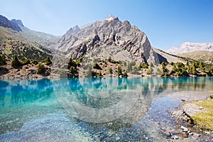 Fann mountains lake