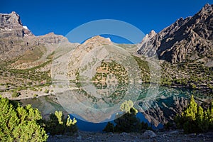 Fann mountains lake