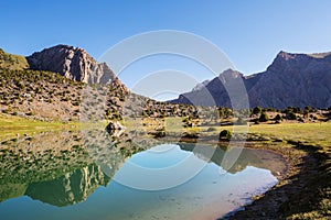 Fann mountains lake