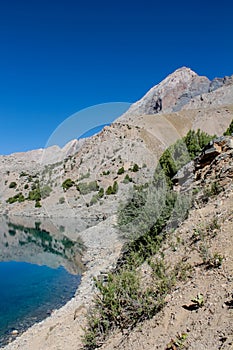 Fann mountains  lake