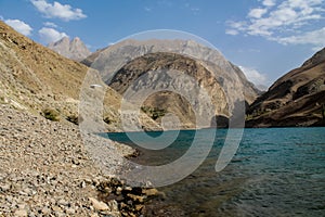 Fann mountains lake in Middle Asia Tajikistan
