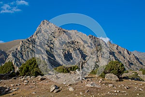 Fann mountains Middle Asia Tajikistan