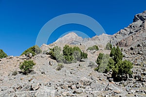 Fann mountains in Pamir