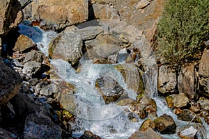 Fann mountains river landscape