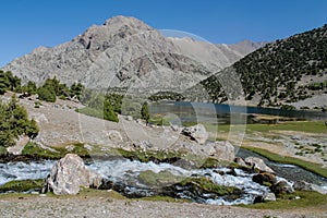 Fann mountains in Tajikistan