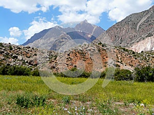The Fann mountains in Tajikistan