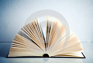 Fanned book