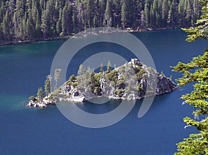 Fannette Island in Lake Tahoe