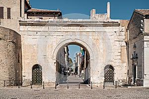 Fano, the ancient triumphal arch of Emperor Augustus