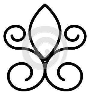 Fanoos flower Vector Icon which can easily modified or edit