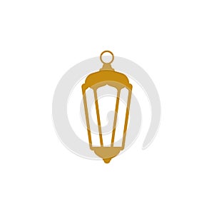 Fanoos Lantern islam logo simple vector icon illustration