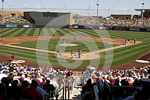 MLB Cactus League Spring Training Game Fans