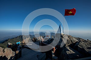 Fansipan summit highest mountain peak of indochina sapa lao cai