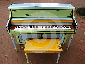 Fansy Piano at the park