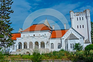 Fantast castle in Serbia during a summer day