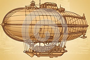 Fantastic air ship