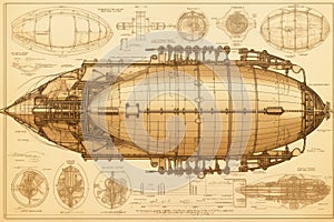 Fantastic air ship