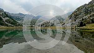 Fantastic Alpine Lake in the Italian Dolomites - 5K