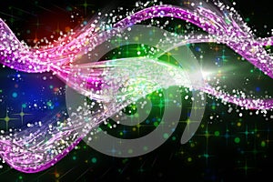 Fantastic Christmas wave design