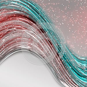 Fantastic Christmas wave design
