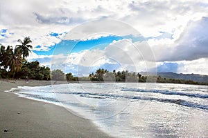 Fantastic contrast on tropical beach