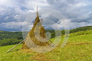 Fantastic day countryside landscape.