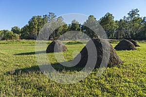 Fantastic day countryside landscape.