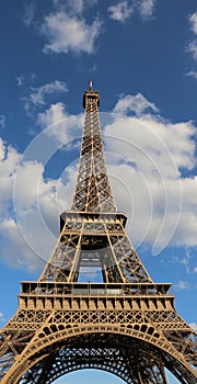 Fantastic Eiffel Tower symbol of Paris in France