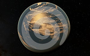 Fantastic far away Exo Planet