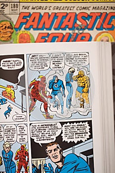 Fantastic Four comic book published by Marvel Comics.