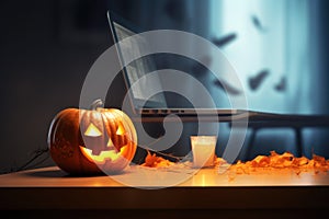 fantastic Halloween themed Pumpkins background