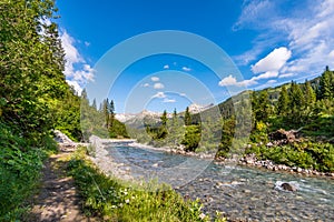 Fantastic hike in the Lechquellen Mountains in Vorarlberg Austria