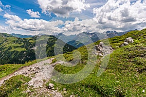 Fantastic hike in the Lechquellen Mountains in Vorarlberg Austria