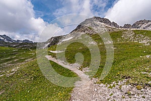 Fantastic hike in the Lechquellen Mountains in Vorarlberg Austria