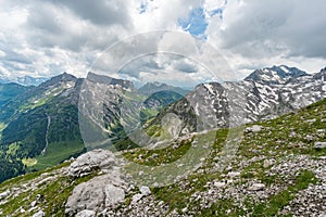 Fantastic hike in the Lechquellen Mountains in Vorarlberg Austria