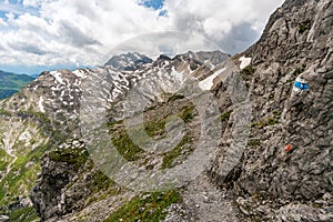 Fantastic hike in the Lechquellen Mountains in Vorarlberg Austria