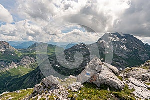 Fantastic hike in the Lechquellen Mountains in Vorarlberg Austria