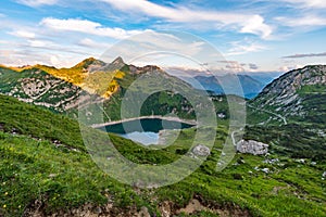 Fantastic hike in the Lechquellen Mountains in Vorarlberg Austria