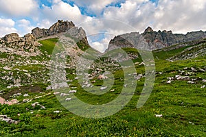 Fantastic hike in the Lechquellen Mountains in Vorarlberg Austria