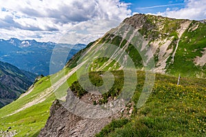 Fantastic hike in the Lechquellen Mountains in Vorarlberg Austria