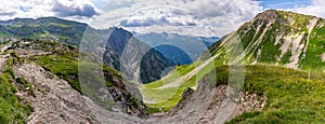 Fantastic hike in the Lechquellen Mountains in Vorarlberg Austria