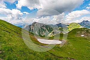 Fantastic hike in the Lechquellen Mountains in Vorarlberg Austria