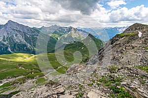 Fantastic hike in the Lechquellen Mountains in Vorarlberg Austria