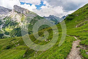 Fantastic hike in the Lechquellen Mountains in Vorarlberg Austria