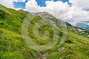 Fantastic hike in the Lechquellen Mountains in Vorarlberg Austria